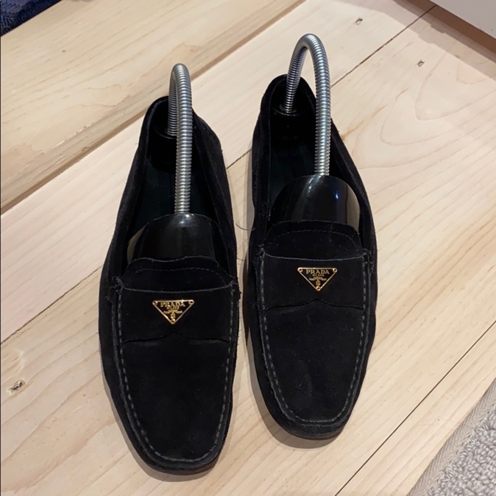 Prada driving loafers